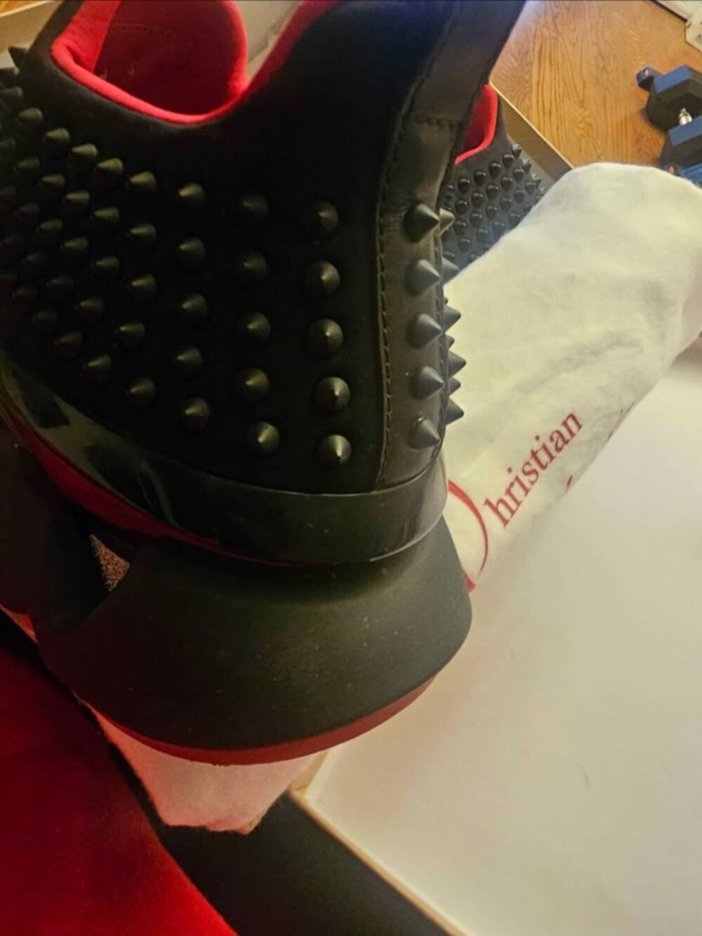 Mens Christian Louboutin Sneakers 45.5 - Picture 3 of 9